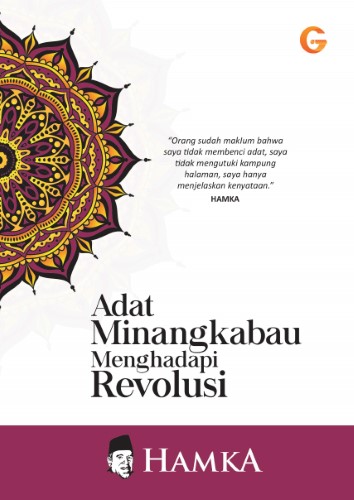 Buku Adat Minangkabau Menghadapi Revolusi - Gema Insani 100% Original